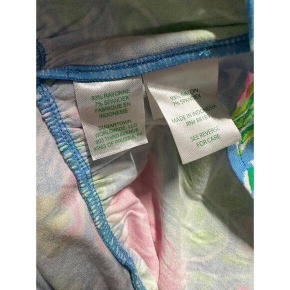 Lilly Pulitzer **Kassi Wrap** Dress‎ Zanzibar **Blue Large** NWT - Picture 6 of 9